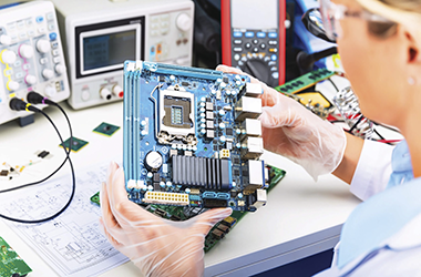 industrie electronique application silicone